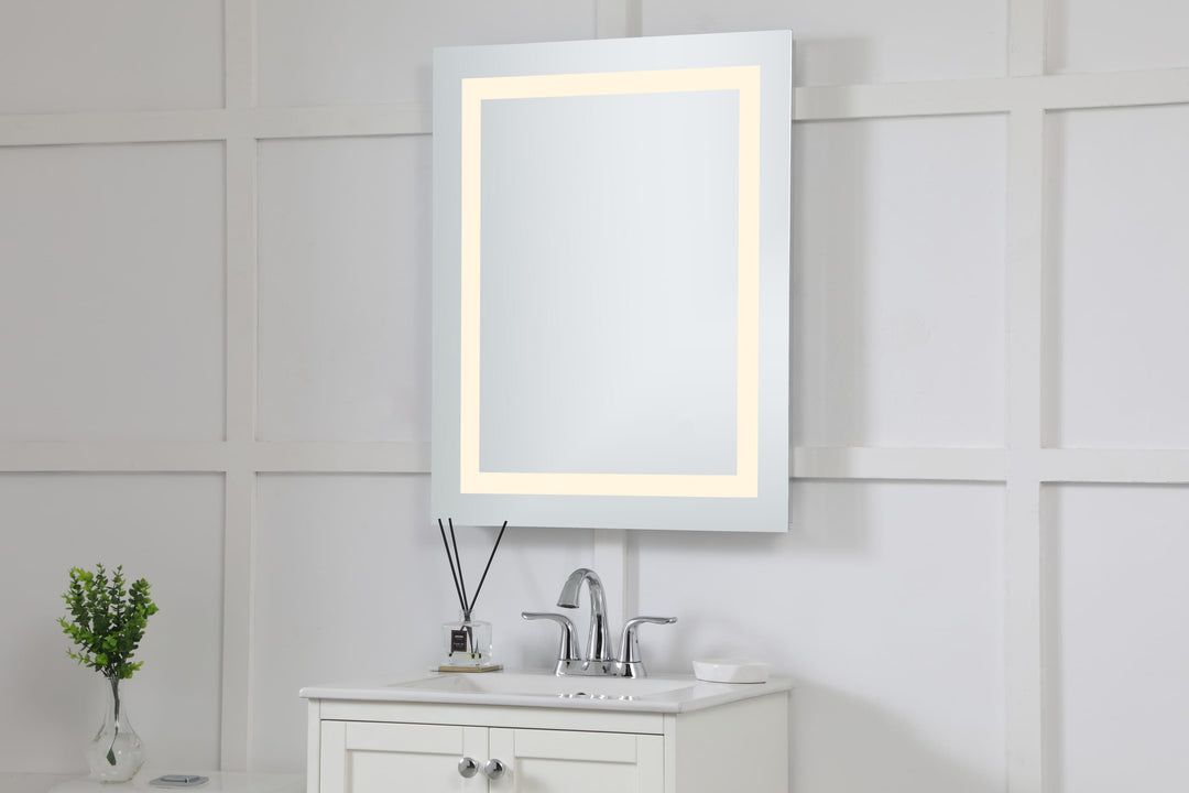 Frameless LED Rectangle Mirror II by Elegant - view 12
