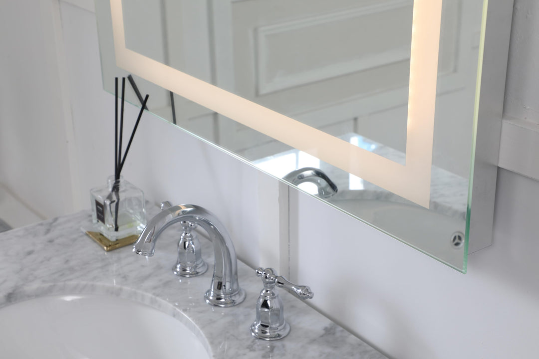 Frameless LED Rectangle Mirror II by Elegant - view 14