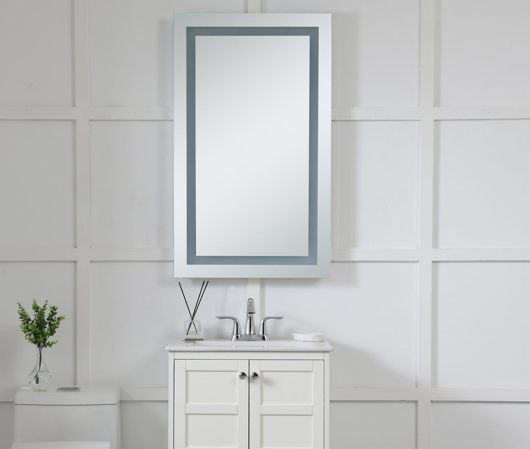 Frameless LED Rectangle Mirror II by Elegant - view 23