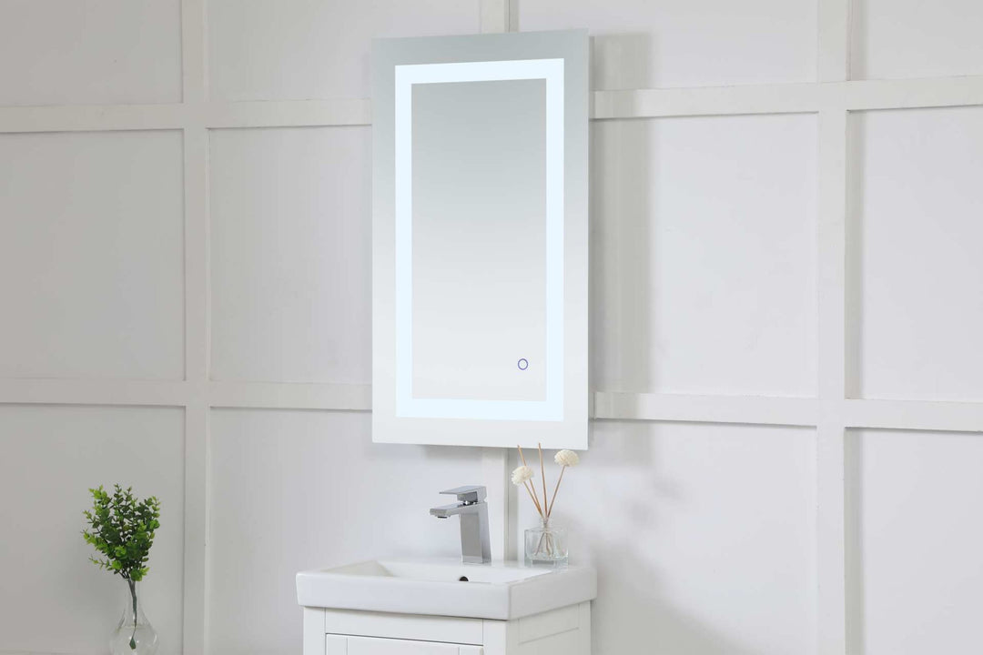 Helios Rectangle LED Mirror by Elegant - view 4