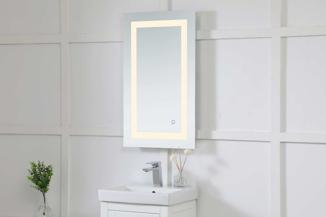 Helios Rectangle LED Mirror by Elegant - view 5