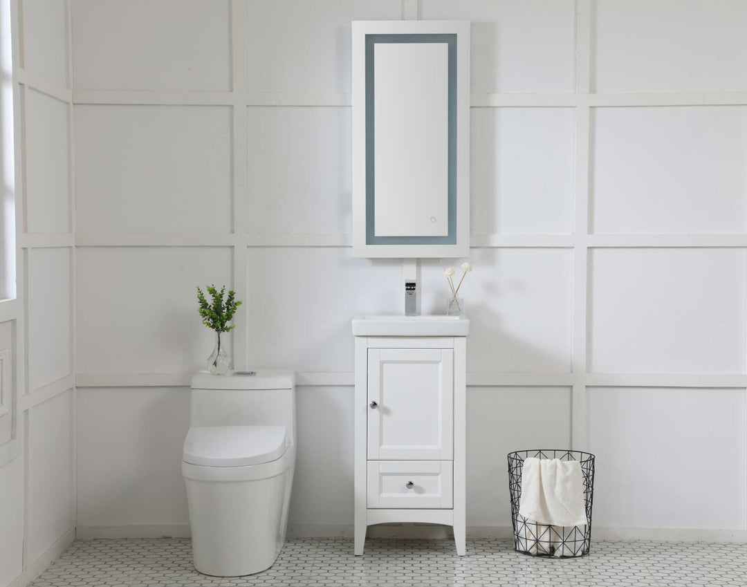 Helios Rectangle LED Mirror by Elegant - view 9
