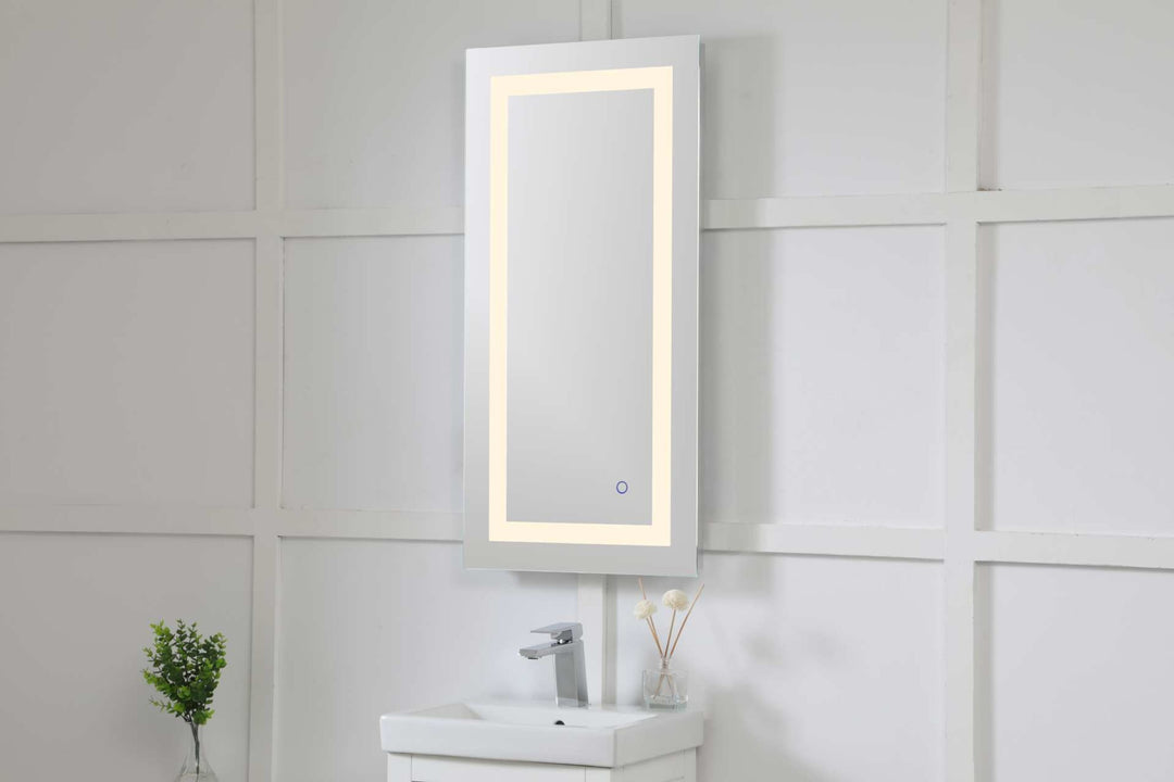 Helios Rectangle LED Mirror by Elegant - view 11