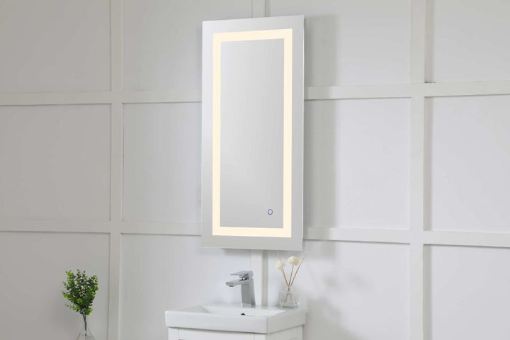 Helios Rectangle LED Mirror by Elegant - view 11