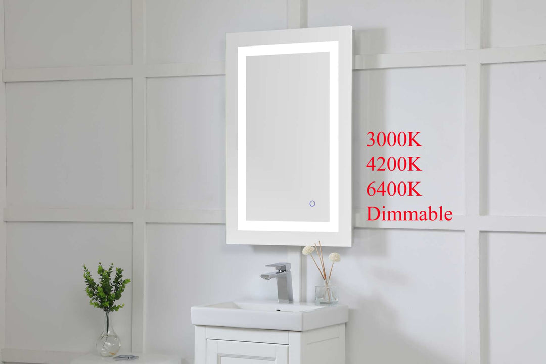 Helios Rectangle LED Mirror by Elegant - view 16