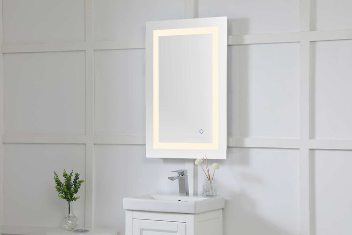Helios Rectangle LED Mirror by Elegant - view 17