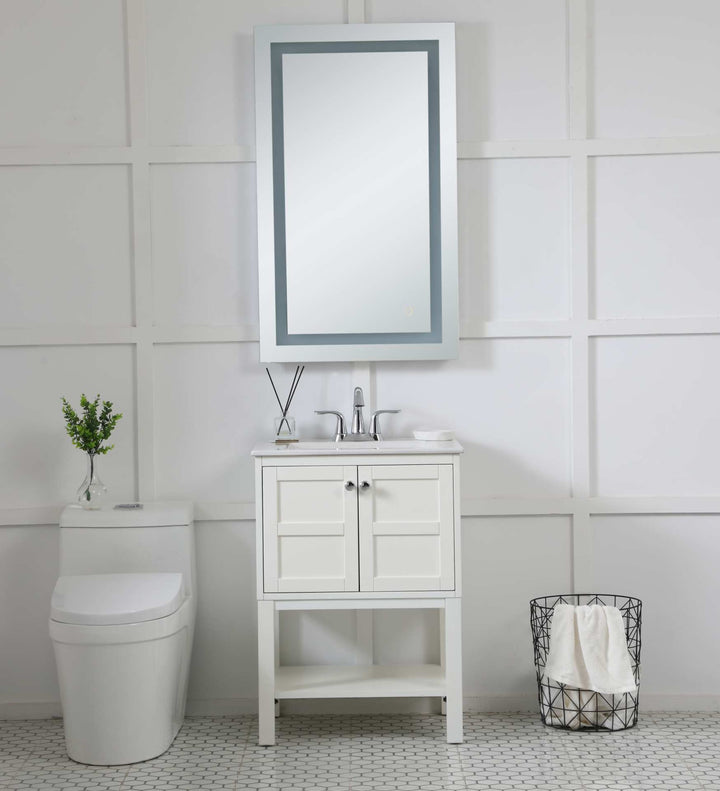 Helios Rectangle LED Mirror by Elegant - view 45