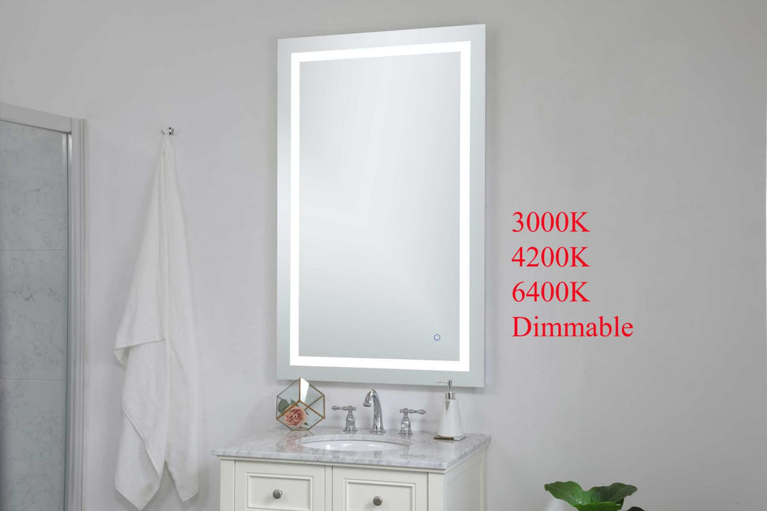 Helios Rectangle LED Mirror by Elegant - view 90