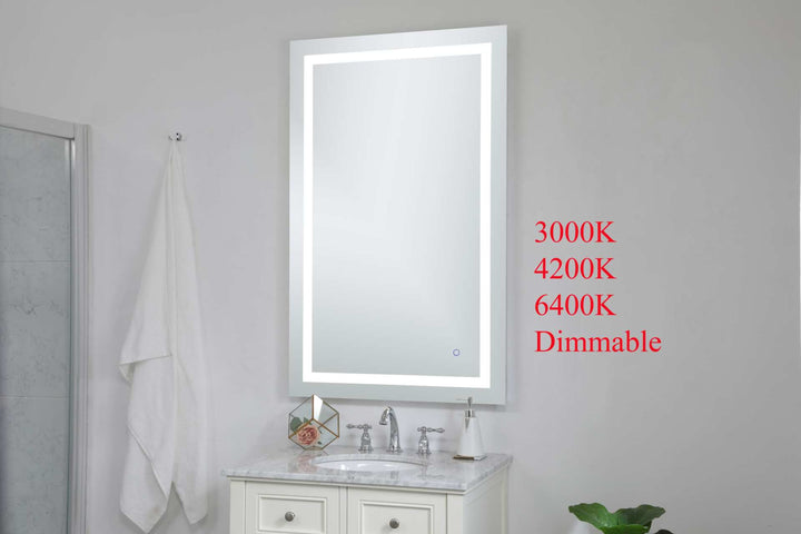 Helios Rectangle LED Mirror by Elegant - view 90