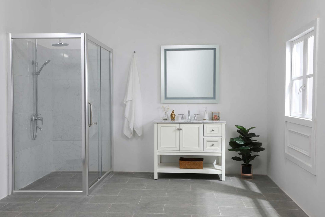 Helios Rectangle LED Mirror by Elegant - view 98