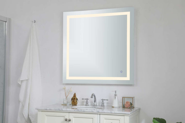 Helios Rectangle LED Mirror by Elegant - view 100