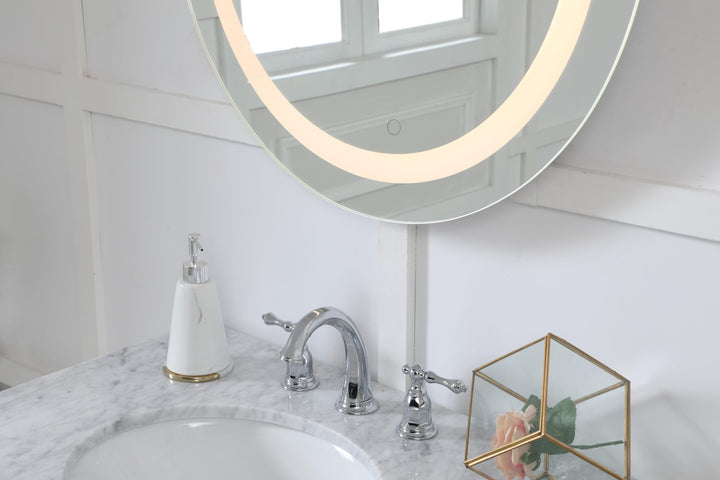 Helios Round LED Mirror by Elegant - view 6