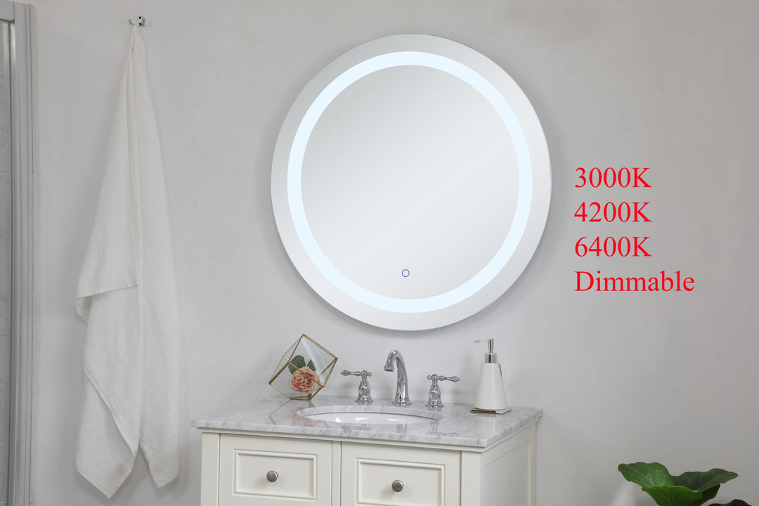 Helios Round LED Mirror by Elegant - view 12