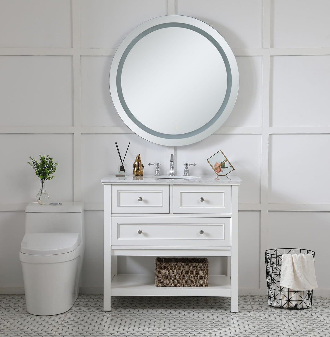 Helios Round LED Mirror by Elegant - view 20