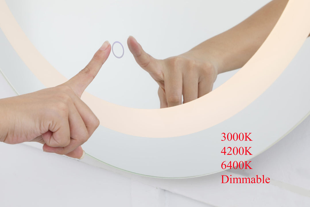 Helios Round LED Mirror by Elegant - view 36