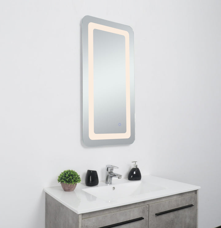 Genesis Rectangle LED Mirror by Elegant - view 10