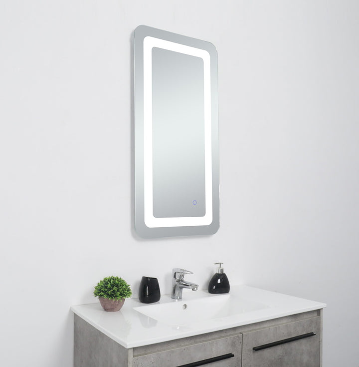 Genesis Rectangle LED Mirror by Elegant - view 11