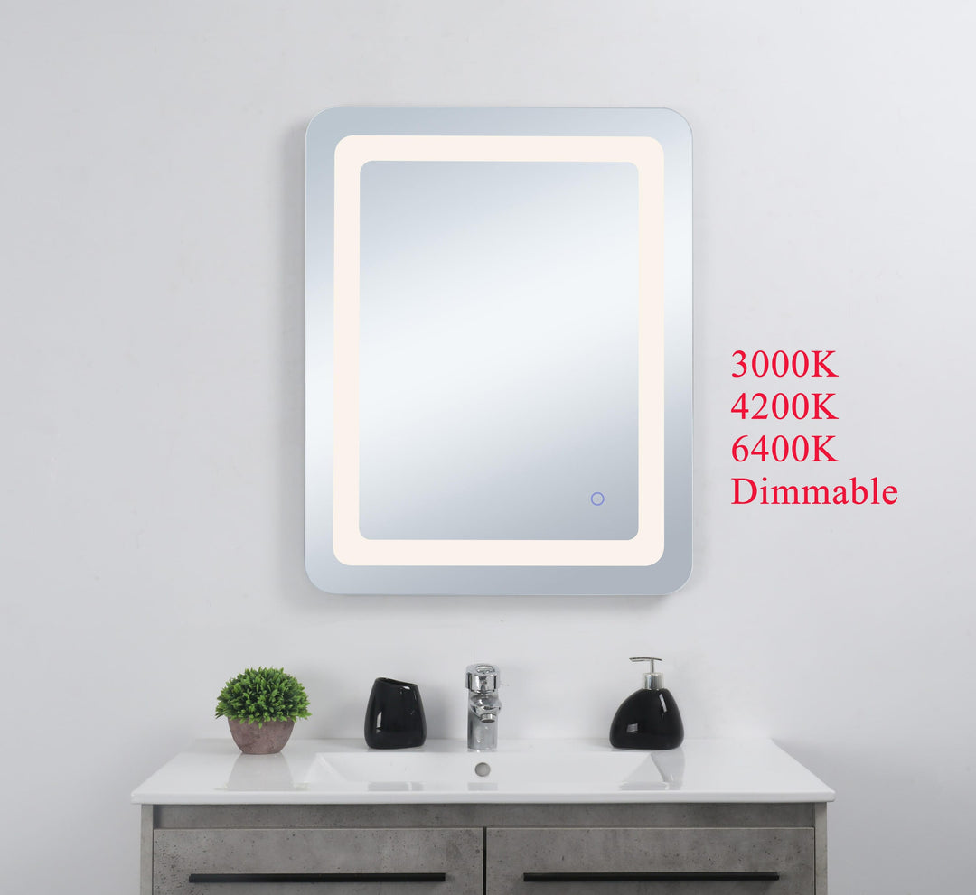 Genesis Rectangle LED Mirror by Elegant - view 14