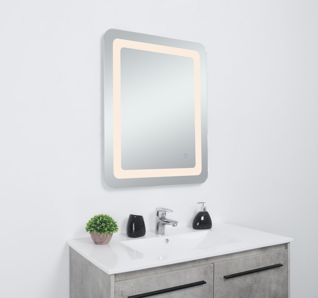 Genesis Rectangle LED Mirror by Elegant - view 16