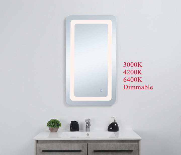 Genesis Rectangle LED Mirror by Elegant - view 20