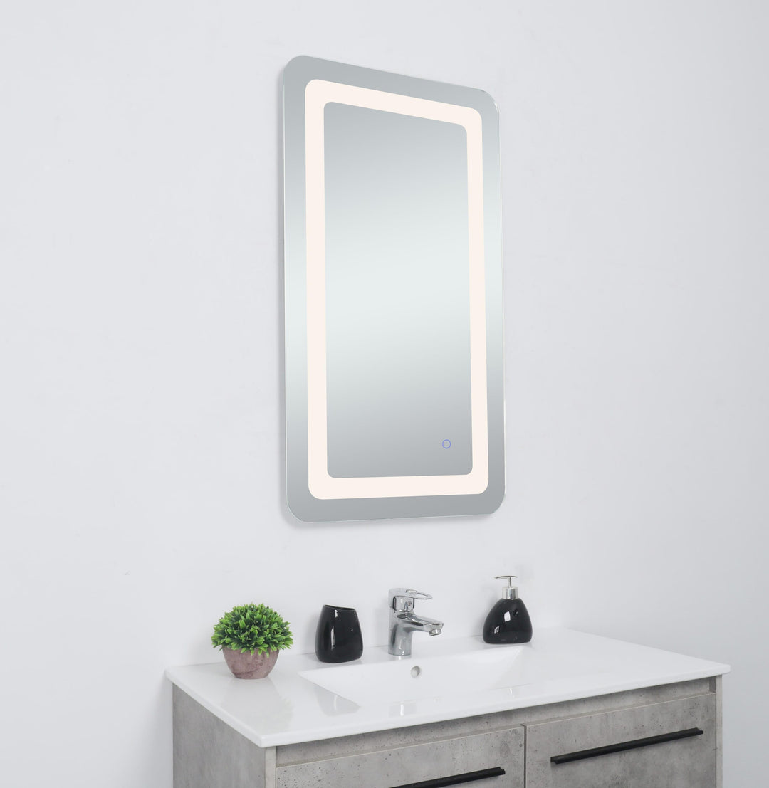 Genesis Rectangle LED Mirror by Elegant - view 21