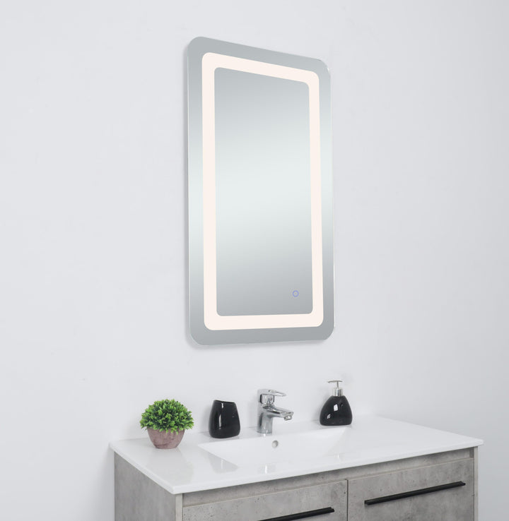 Genesis Rectangle LED Mirror by Elegant - view 21