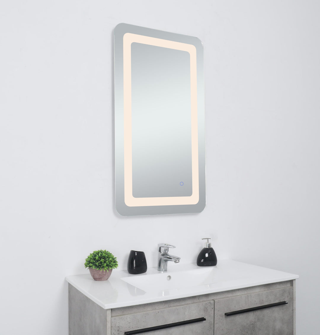 Genesis Rectangle LED Mirror by Elegant - view 22