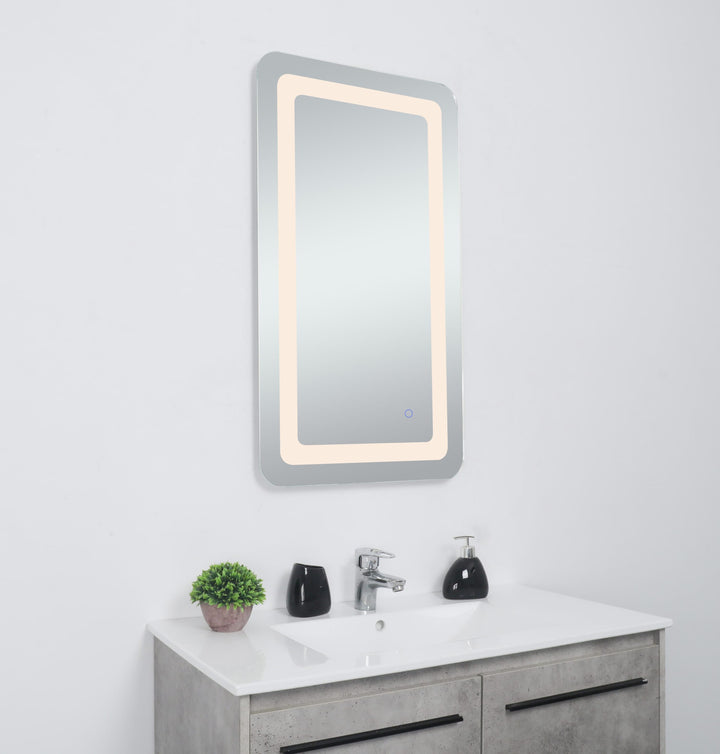 Genesis Rectangle LED Mirror by Elegant - view 22