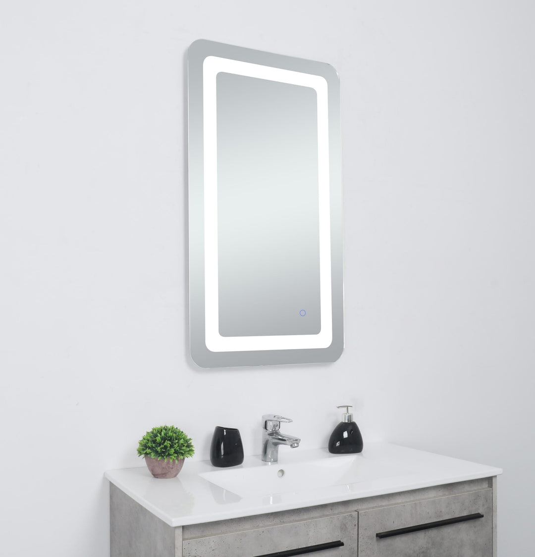 Genesis Rectangle LED Mirror by Elegant - view 23