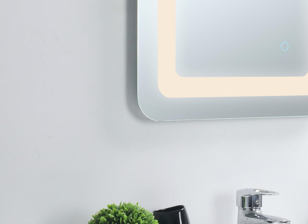 Genesis Rectangle LED Mirror by Elegant - view 24