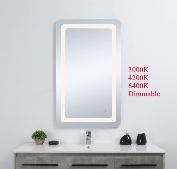 Genesis Rectangle LED Mirror by Elegant - view 26