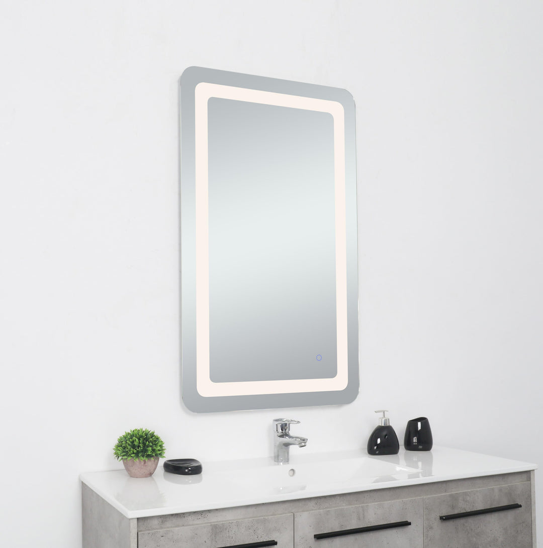 Genesis Rectangle LED Mirror by Elegant - view 27