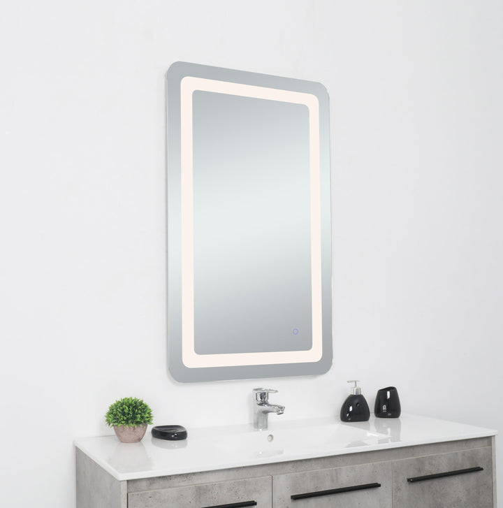 Genesis Rectangle LED Mirror by Elegant - view 27