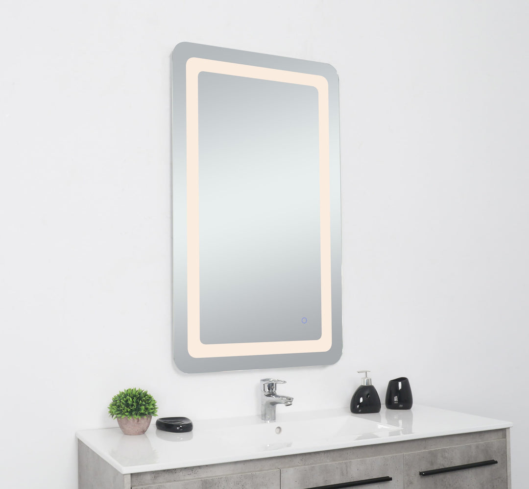 Genesis Rectangle LED Mirror by Elegant - view 28