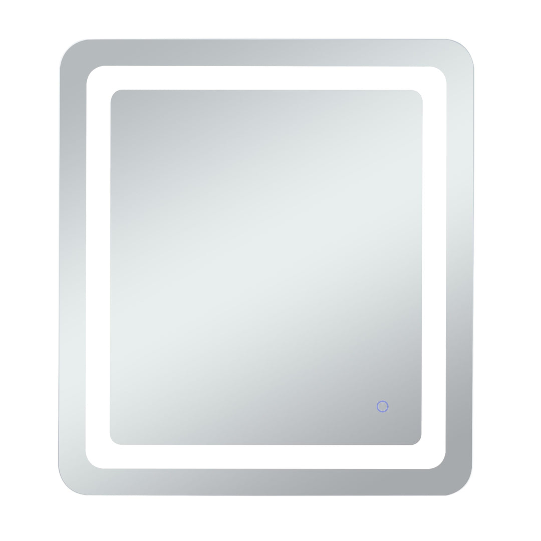 Genesis Rectangle LED Mirror, 24" W x 30" H, by Elegant