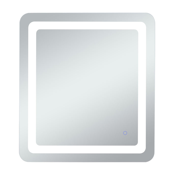 Genesis Rectangle LED Mirror, 24" W x 30" H, by Elegant