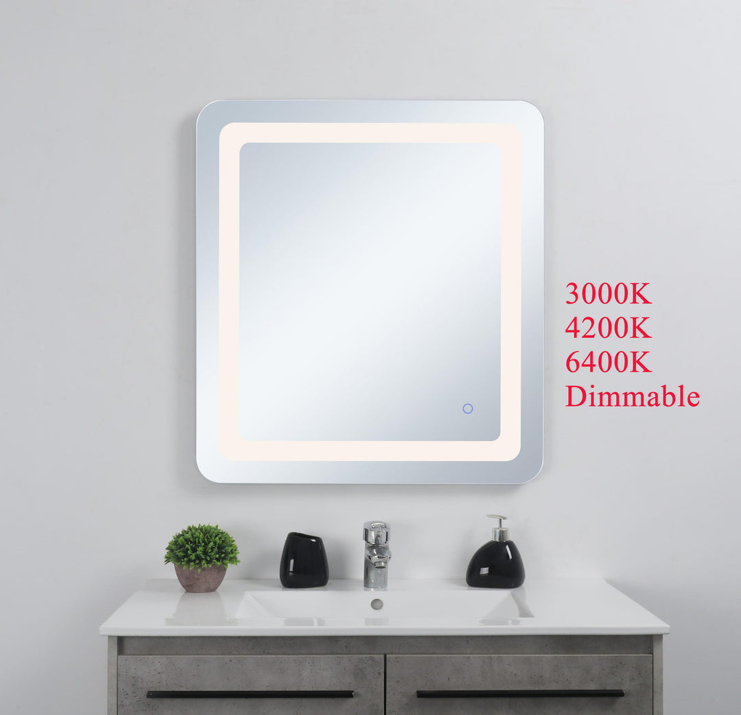 Genesis Rectangle LED Mirror by Elegant - view 32