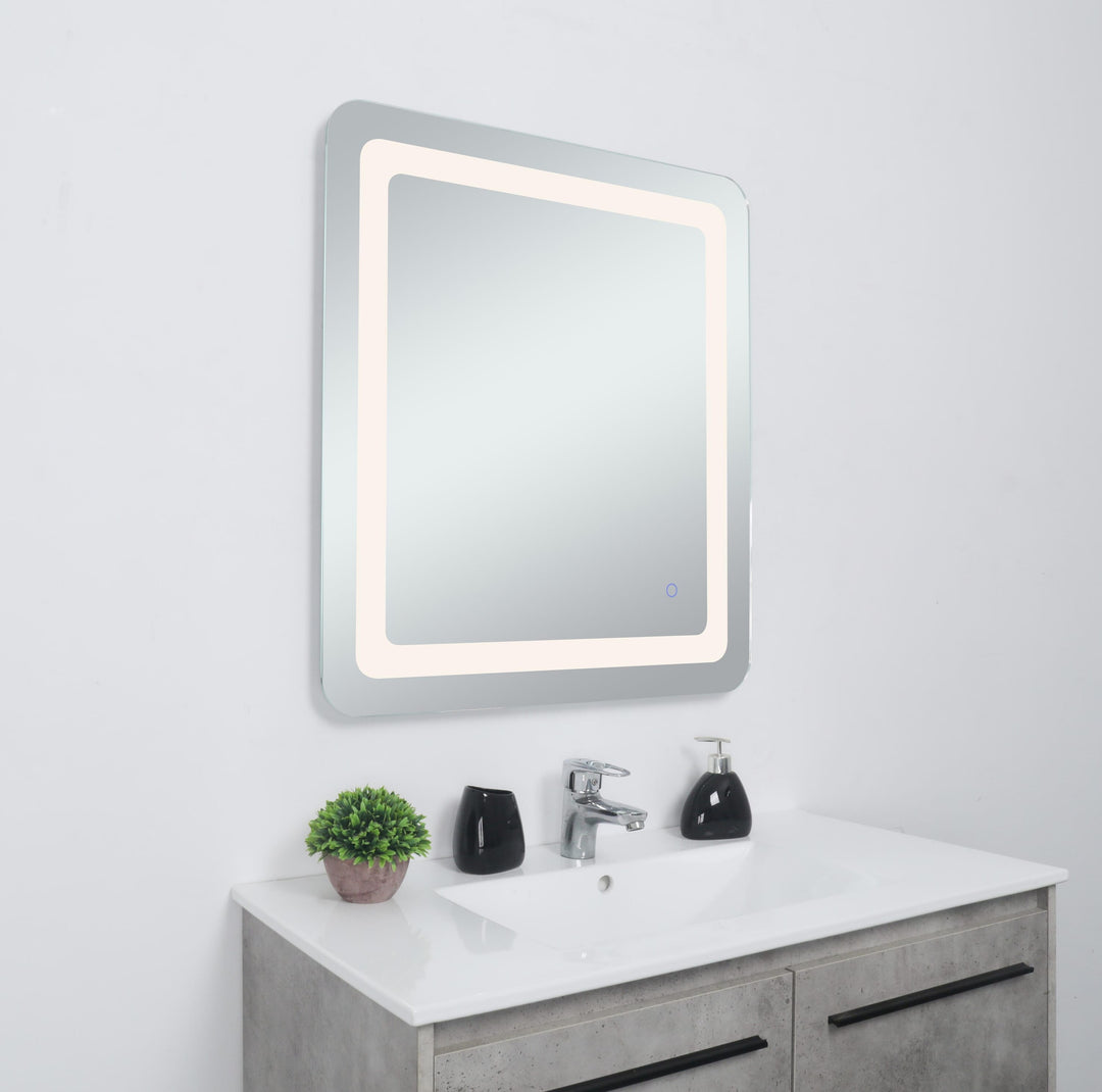 Genesis Rectangle LED Mirror by Elegant - view 33