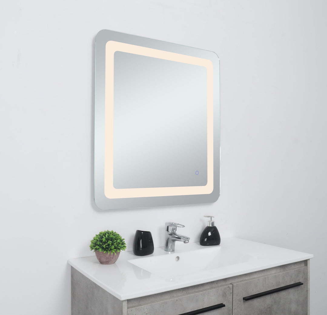 Genesis Rectangle LED Mirror by Elegant - view 34