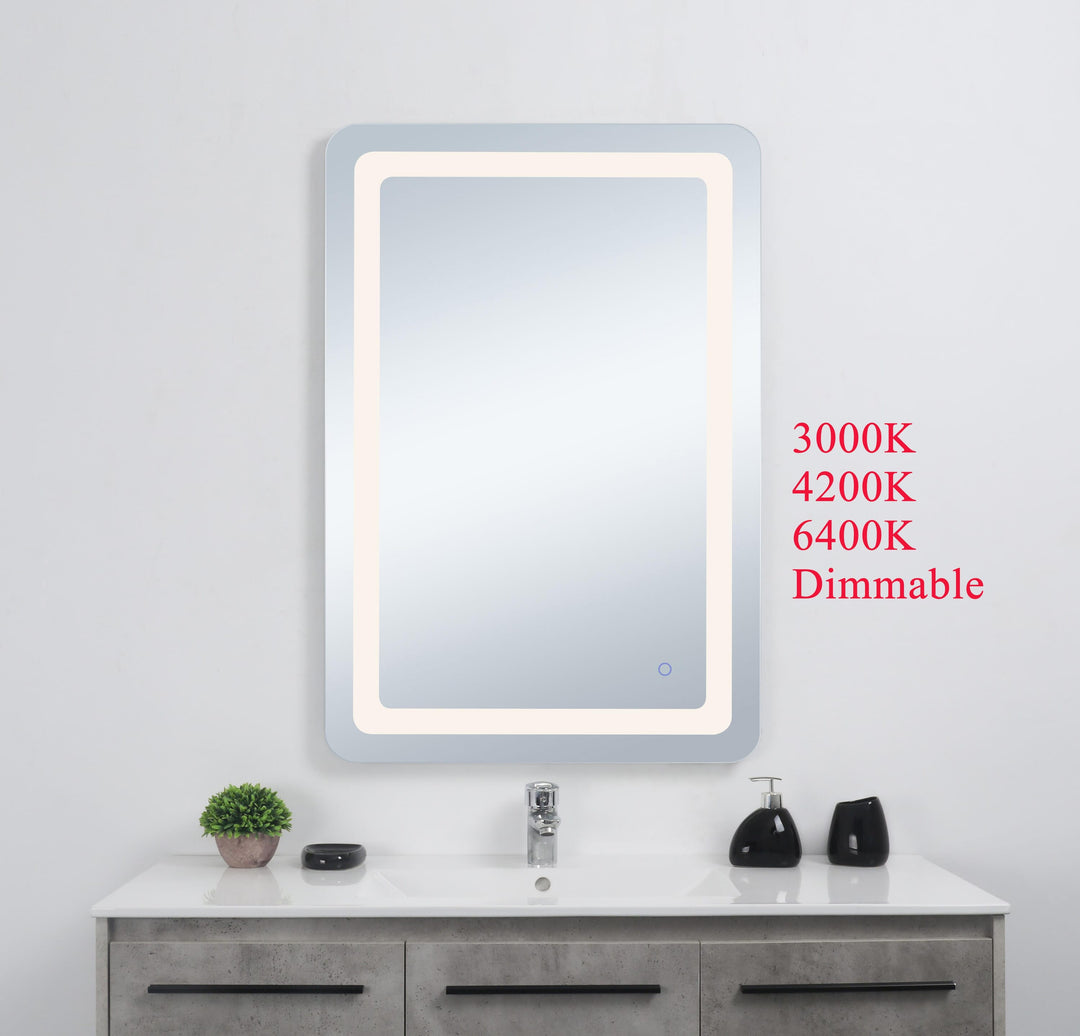 Genesis Rectangle LED Mirror by Elegant - view 38