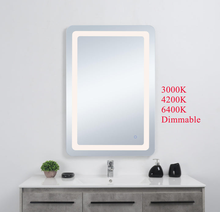 Genesis Rectangle LED Mirror by Elegant - view 38