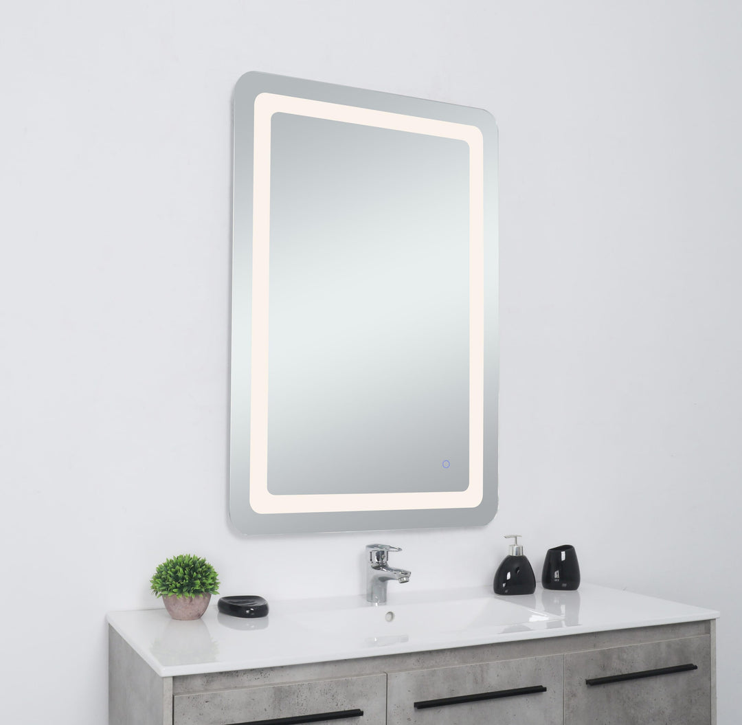 Genesis Rectangle LED Mirror by Elegant - view 39