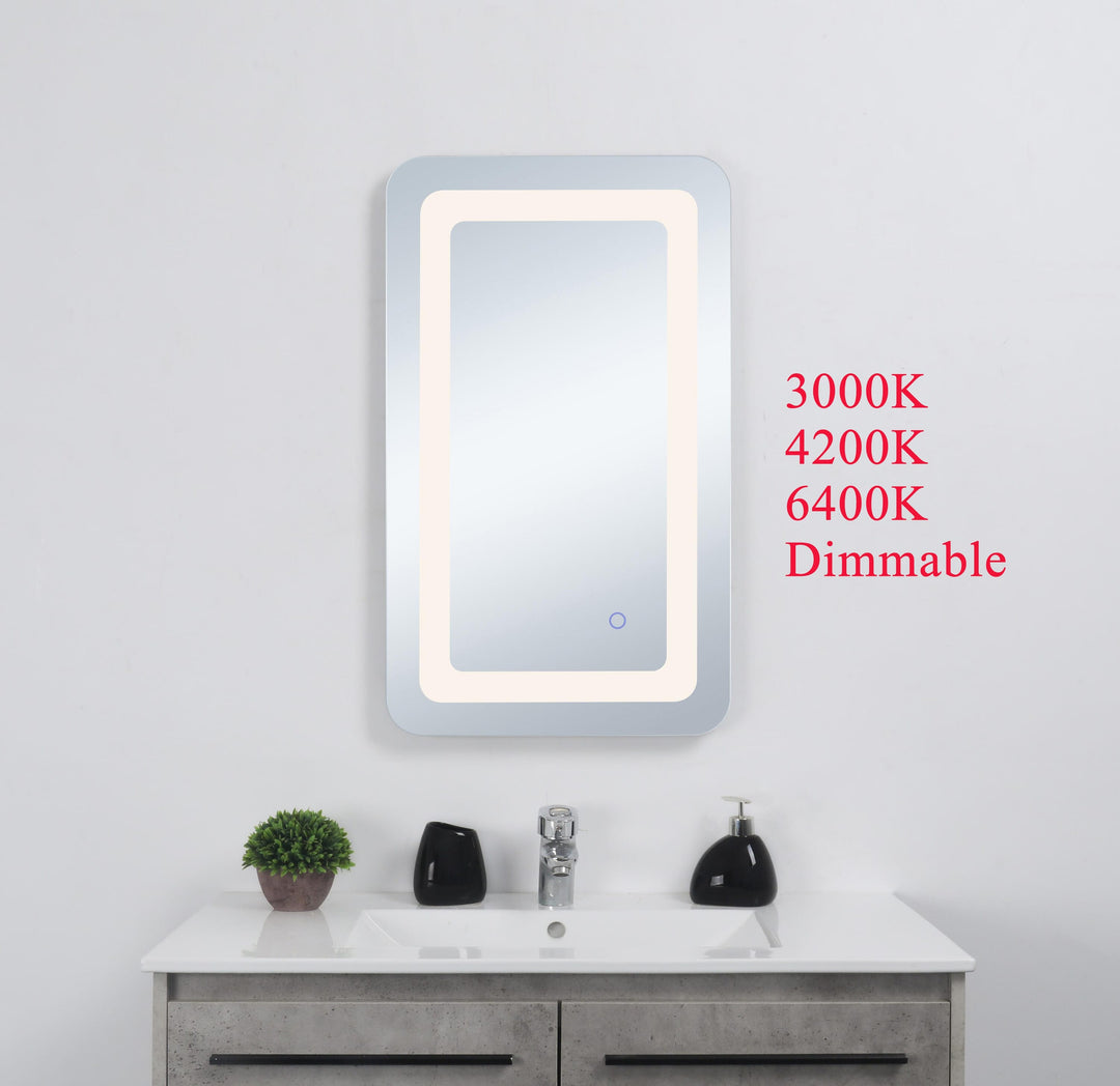 Genesis Rectangle LED Mirror by Elegant - view 44