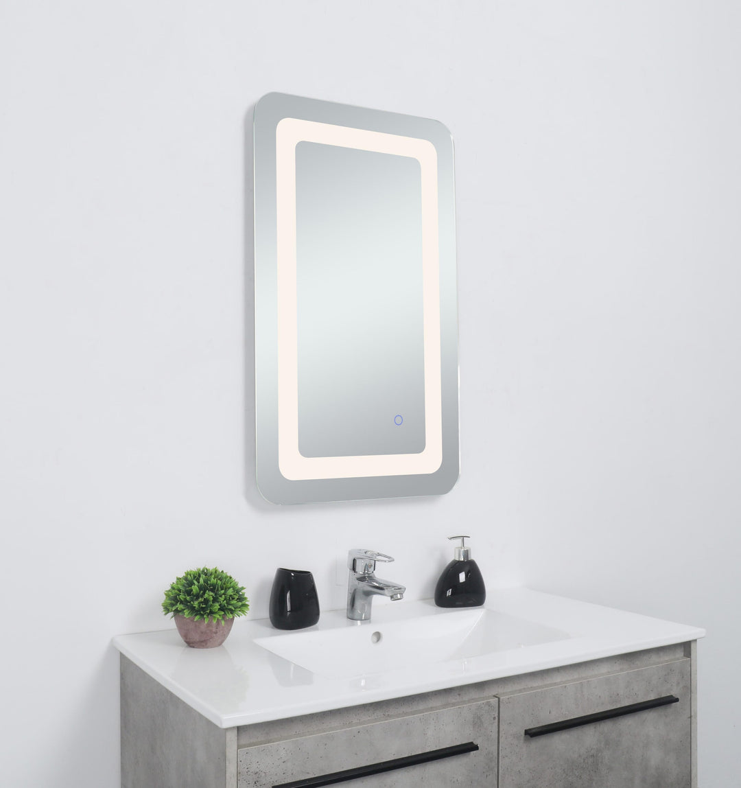 Genesis Rectangle LED Mirror by Elegant - view 45
