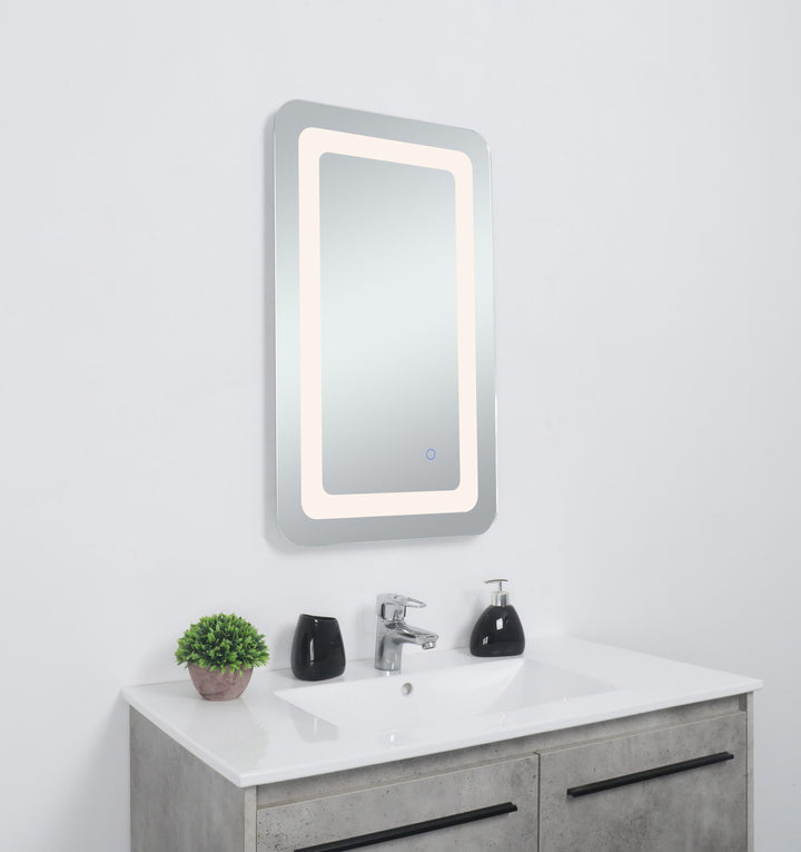 Genesis Rectangle LED Mirror by Elegant - view 45