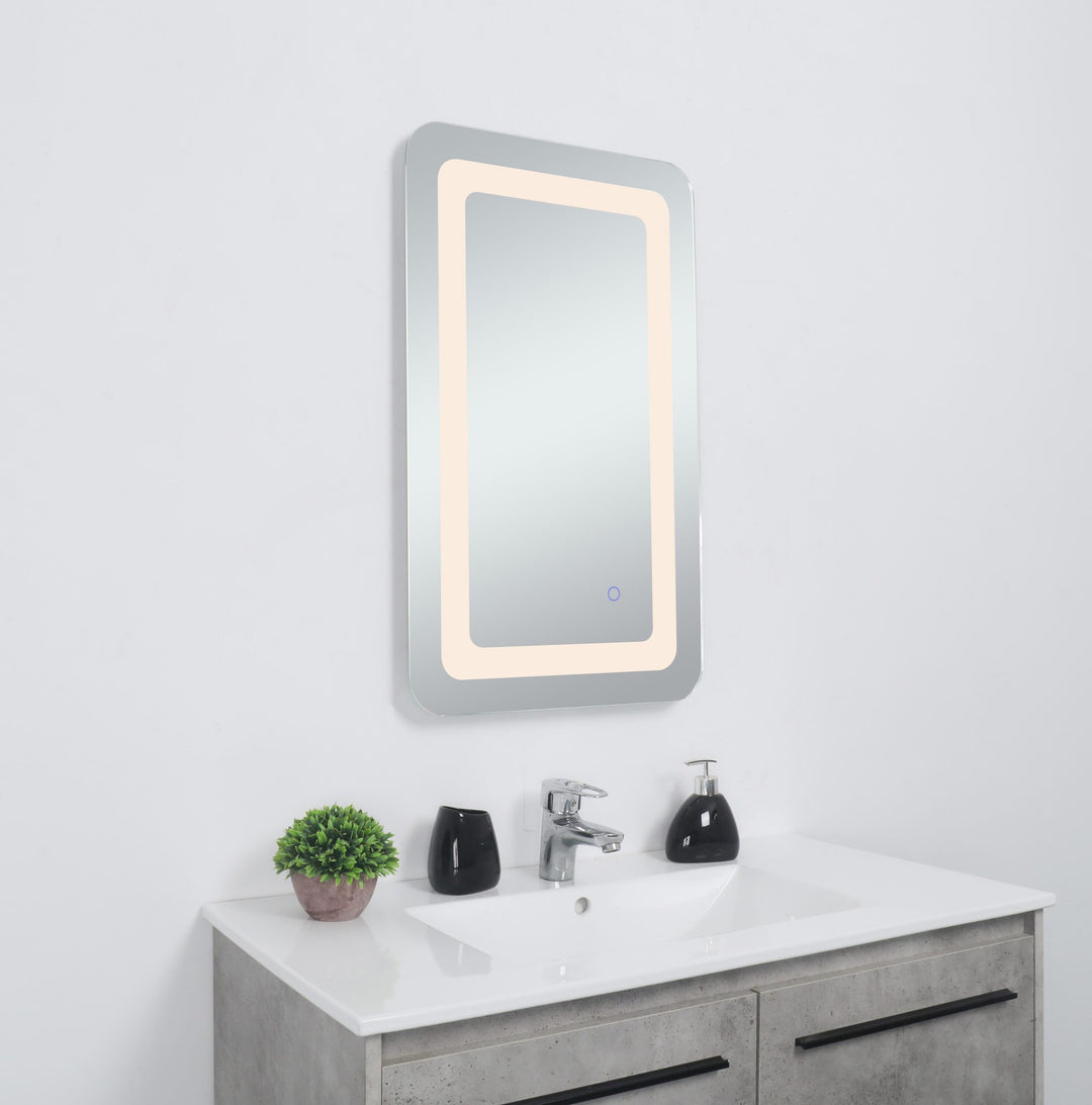 Genesis Rectangle LED Mirror by Elegant - view 46