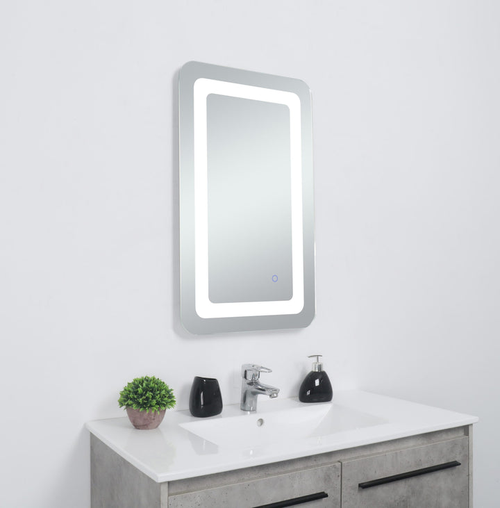 Genesis Rectangle LED Mirror by Elegant - view 47