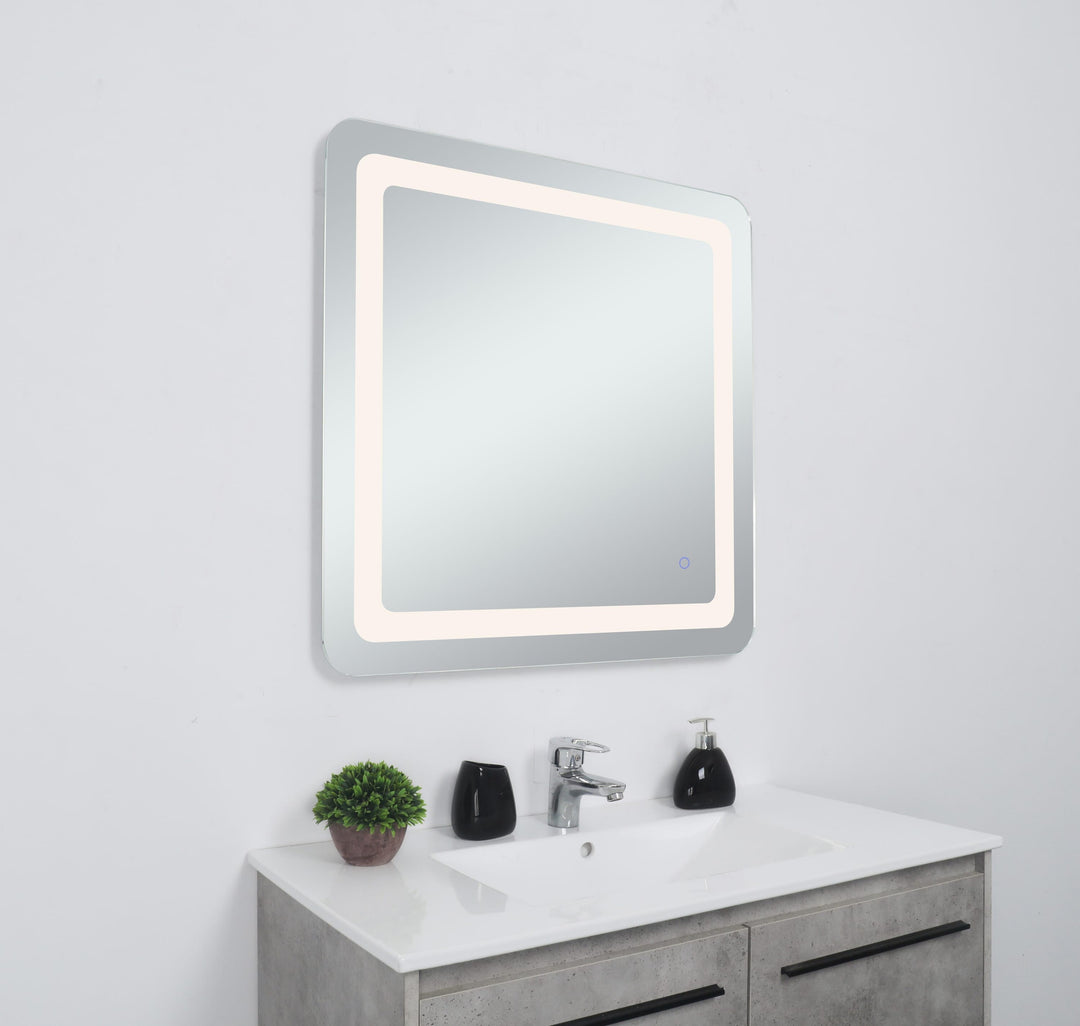 Genesis Rectangle LED Mirror by Elegant - view 51
