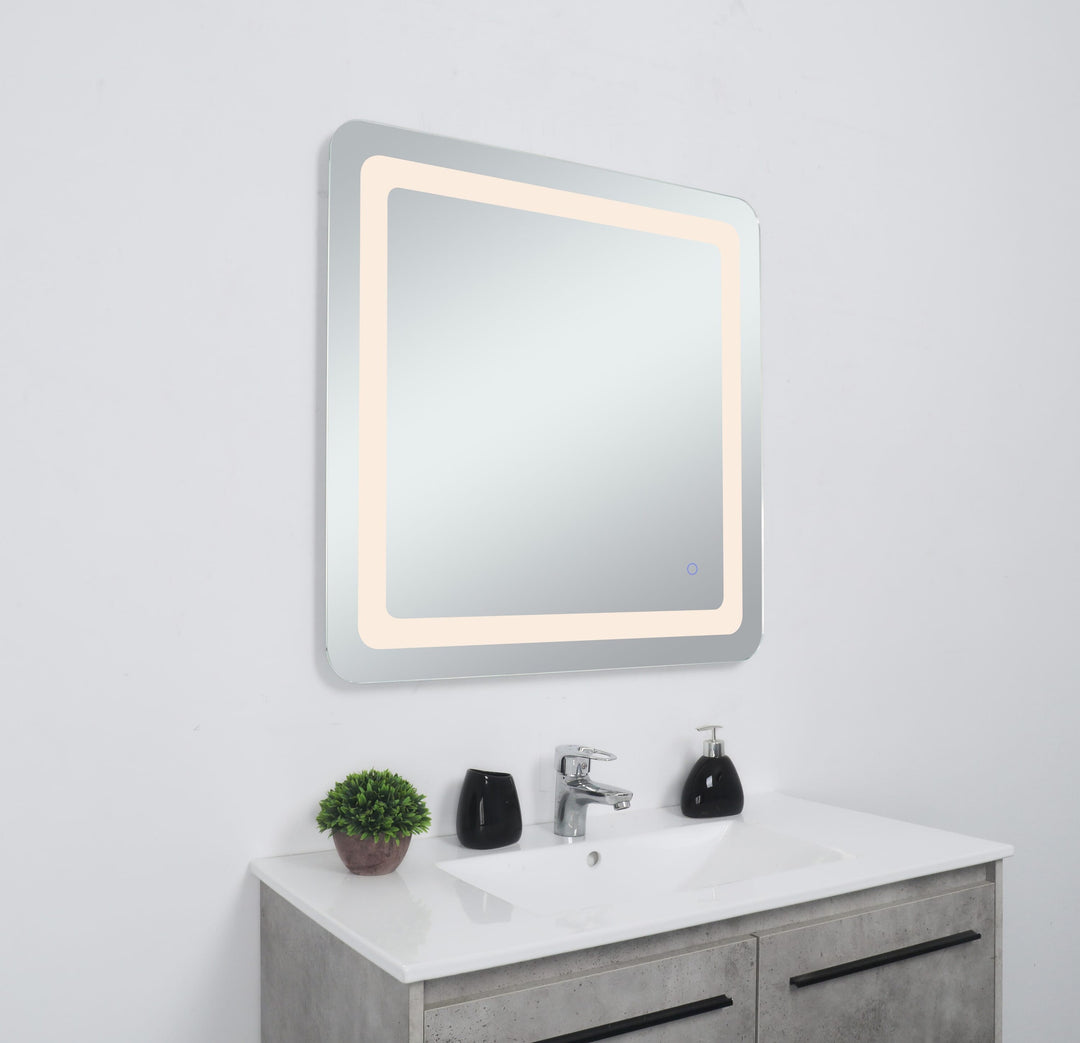 Genesis Rectangle LED Mirror by Elegant - view 52