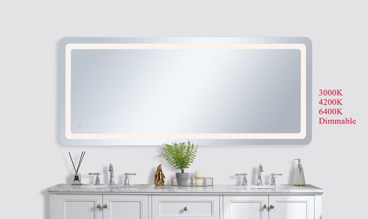 Genesis Rectangle LED Mirror by Elegant - view 62